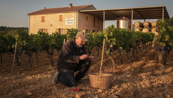 Producteur de vin Plan de Dieu : l'excellence du Domaine Martin entre tradition et innovation